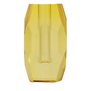 Crystal vase, butter, 12,5x5x7,5 cm