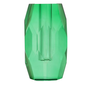 Crystal vase, deep green, 12,5x5x7,5 cm