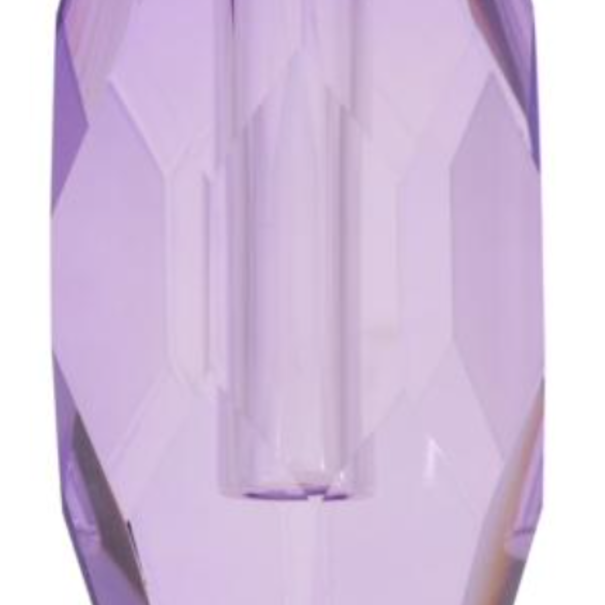 Crystal Crystal vase, violet, 12,5x5x7,5 cm