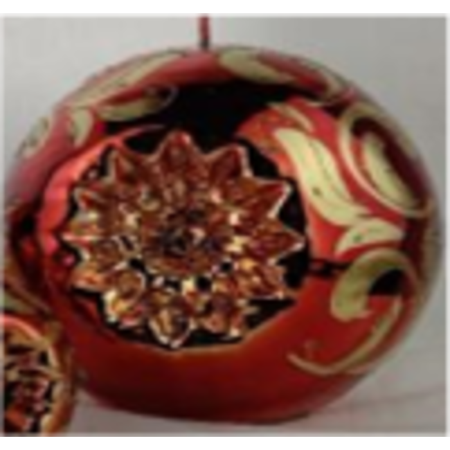 Daniel Ost Candles Red metallic w/ gold glitter old fiorentino reflector 150mm (MDR00122M120)