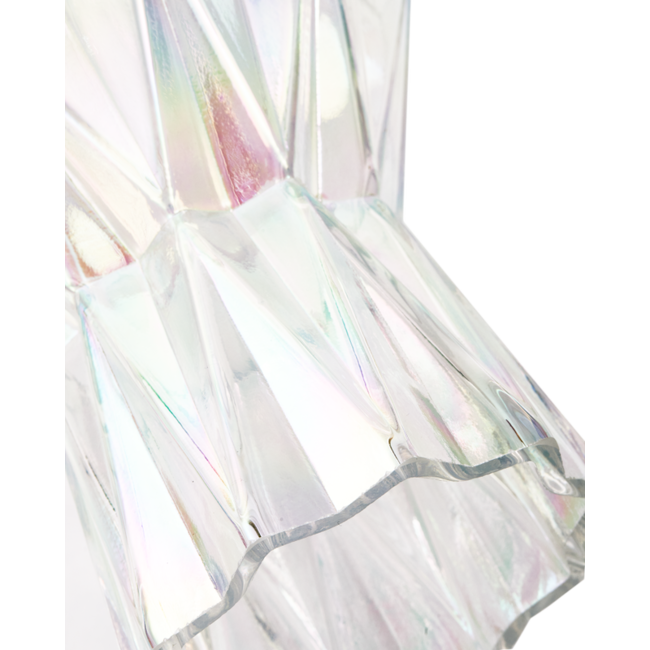 PolsPotten Glass Folds Vase - S - Multi