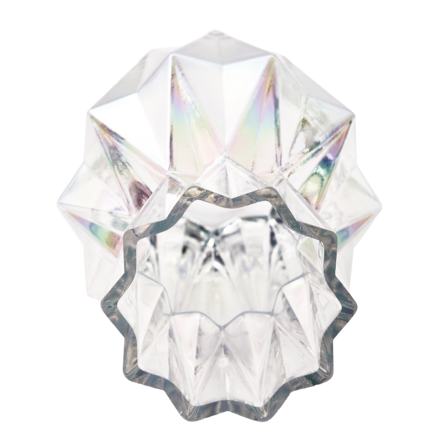 PolsPotten Glass Folds Vase - S - Multi