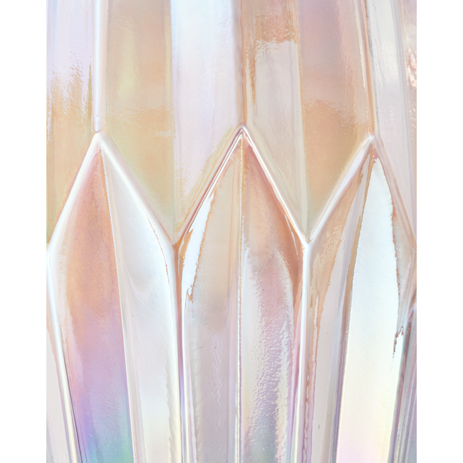 PolsPotten Glass Folds Vase - M - Multi