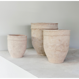 D & M Set of 3 pots D51 REED terracotta