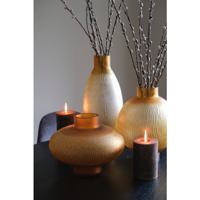 B-Living Luzern Vaas amber h25,5 d32