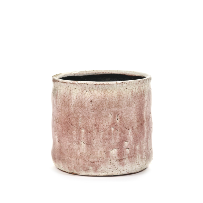 Serax FLOWER POT M ROSE CRAQUELÉ