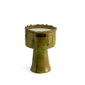 Côté Bougie Marrakech BOUGIE COUPE TAMEGROUTE BRUN / FLEUR D'ORANGER