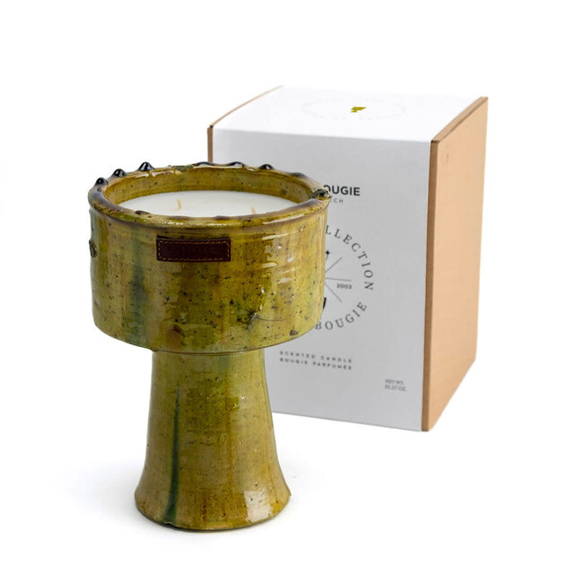 Côté Bougie Marrakech BOUGIE COUPE TAMEGROUTE BRUN / FLEUR D'ORANGER