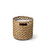 Côté Bougie Marrakech BOUGIE RAPHIA CUIR YARA L / ROSE OUD