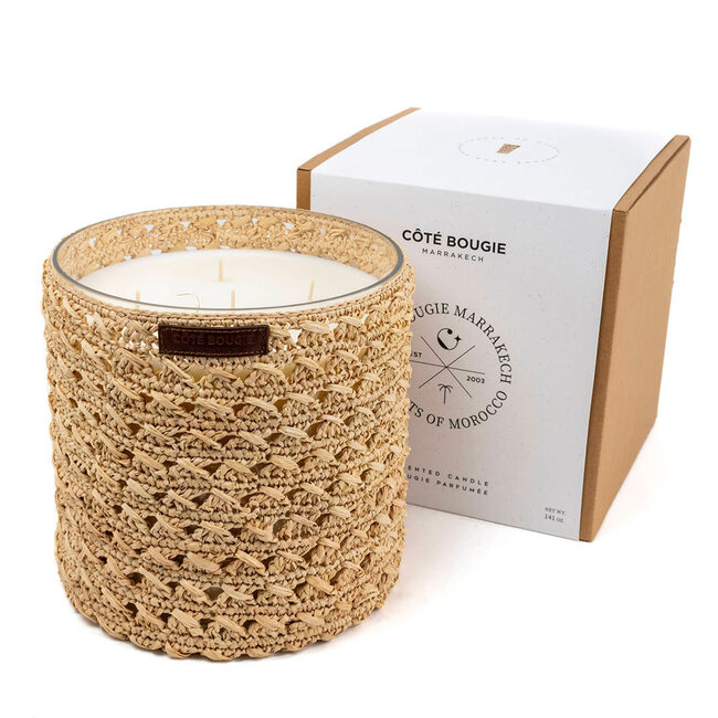 Côté Bougie Marrakech BOUGIE RAPHIA ZINA XL / ORIENTAL