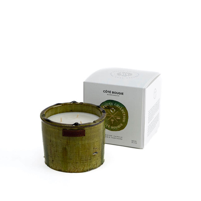 Côté Bougie Marrakech BOUGIE TAMEGROUTE BRUN M / FLEUR D'ORANGER