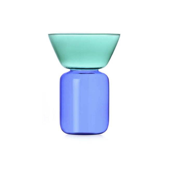 Ichendorf Milano Gelee vase light blue - petrol small