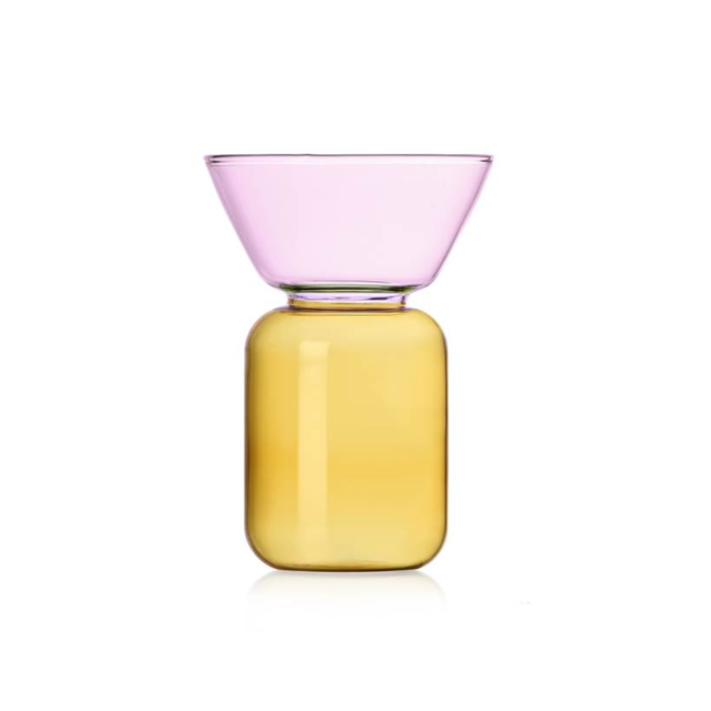 Ichendorf Milano Gelee vase yellow - pink small