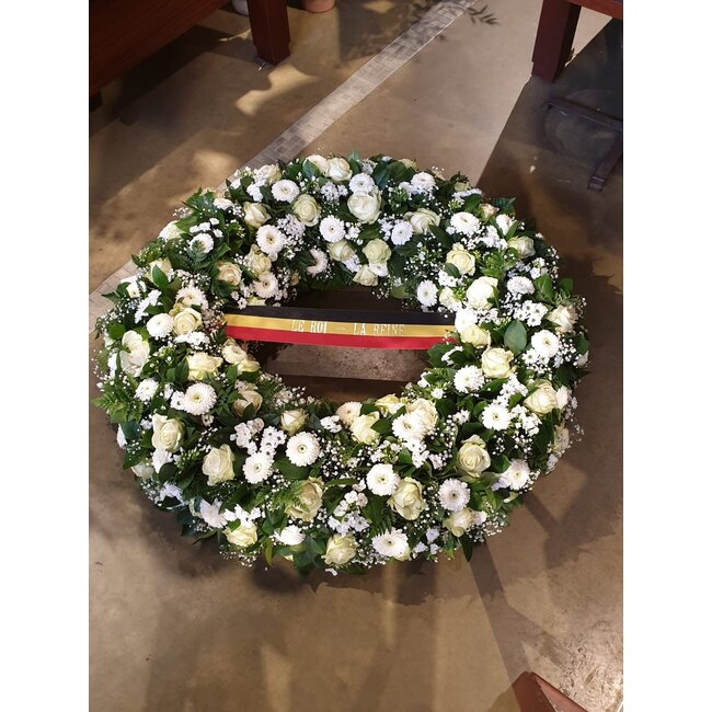 Daniel Ost Flowers Sympathy Collection – Grand Floral Wreath (130 cm)