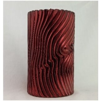 Daniel Ost Candles Bordeaux Metallic Betulla Pillar mm.h. 150x90