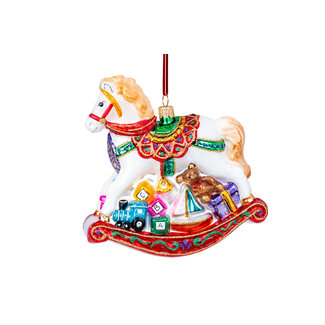 Art Studio ROCKING HORSE WITH GIFTS (S836)
