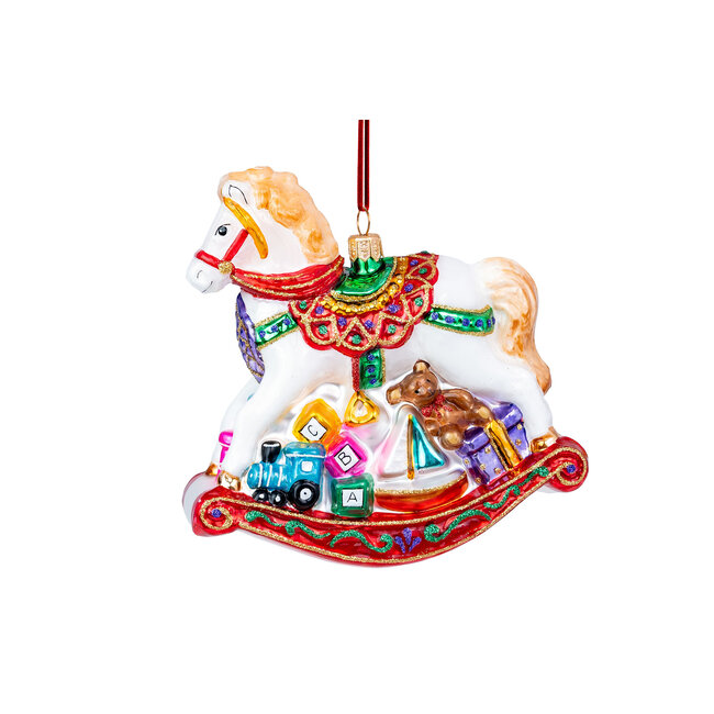 Art Studio ROCKING HORSE WITH GIFTS (S836)