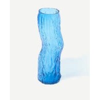 PolsPotten Tree Log Vase - L - blue