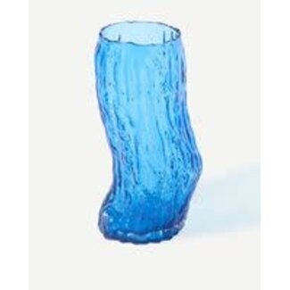 PolsPotten Tree Log Vase - M - blue