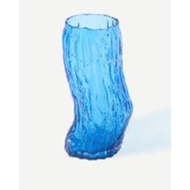 PolsPotten Tree Log Vase - M - blue