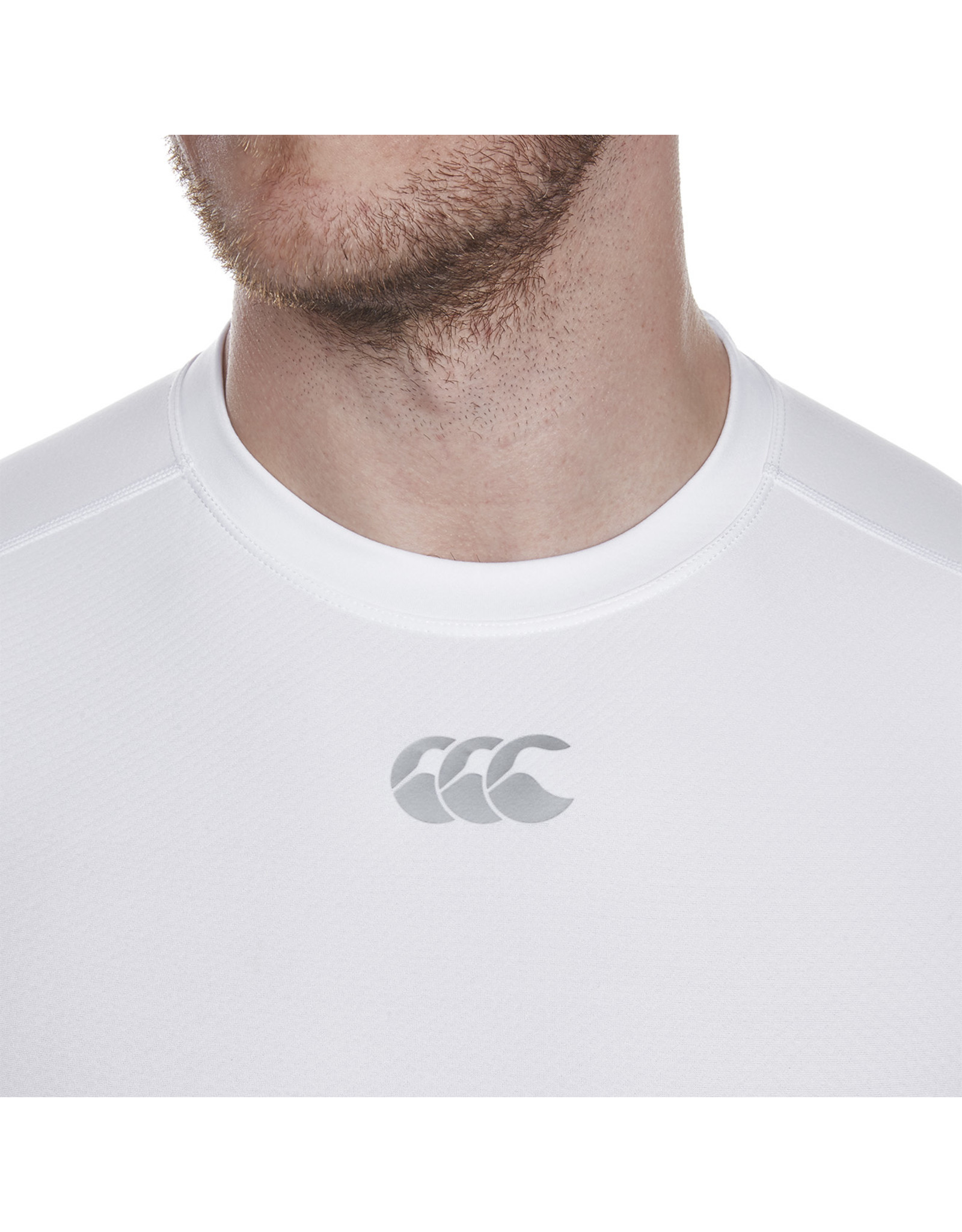 Canterburry Thermoreg Long Sleeve Top Sr-WHITE