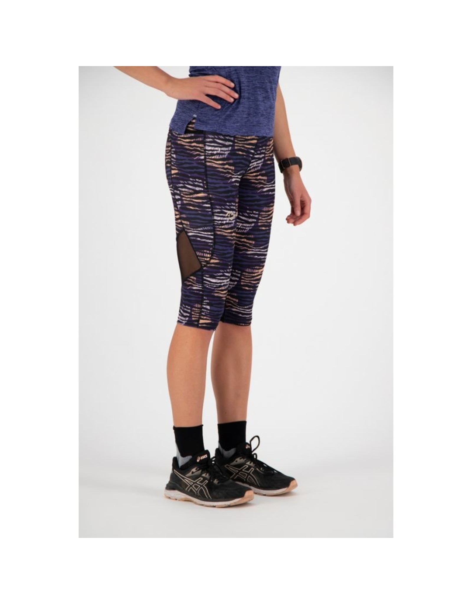 Rogelli Ds Running Capri Indigo Print