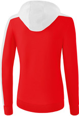 Erima CLUB 1900 2.0 hoodie-red/white-Dames