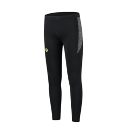 Rogelli Runningtight Lang Enjoy zwart/fluor-geel