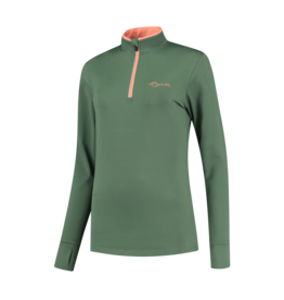 Rogelli Ds Runningtop LM Snake legergroen