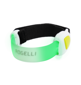 Rogelli LED armband groen ONE SIZE