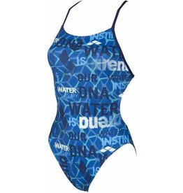 Arena W Evolution One Piece Booster Back Lined Blauw