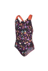 Speedo End Funsplash Allover Badpak zwart/paars/oranje