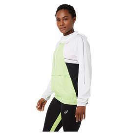 Asics LITE-SHOW JACKET-Dames-BRILLIANT WHITE/LIME GREEN