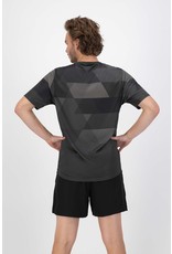 Rogelli Running T-shirt Geometric Zwart/Grijs
