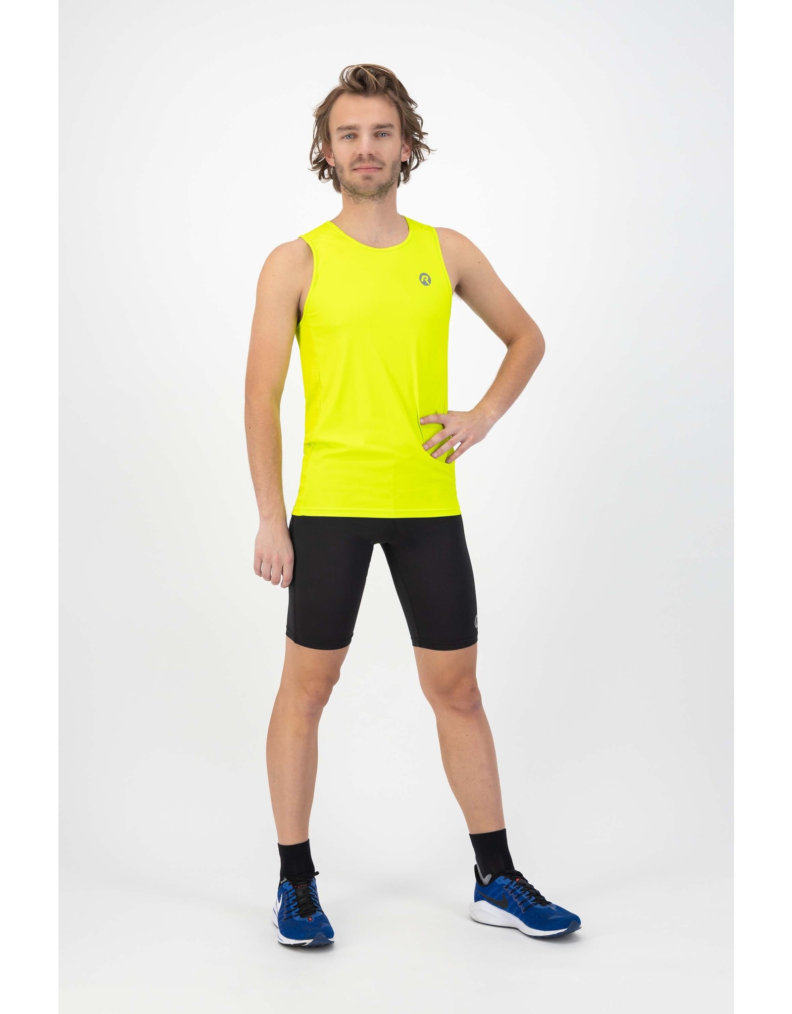 Rogelli Runningsinglet Core Fluor-Geel