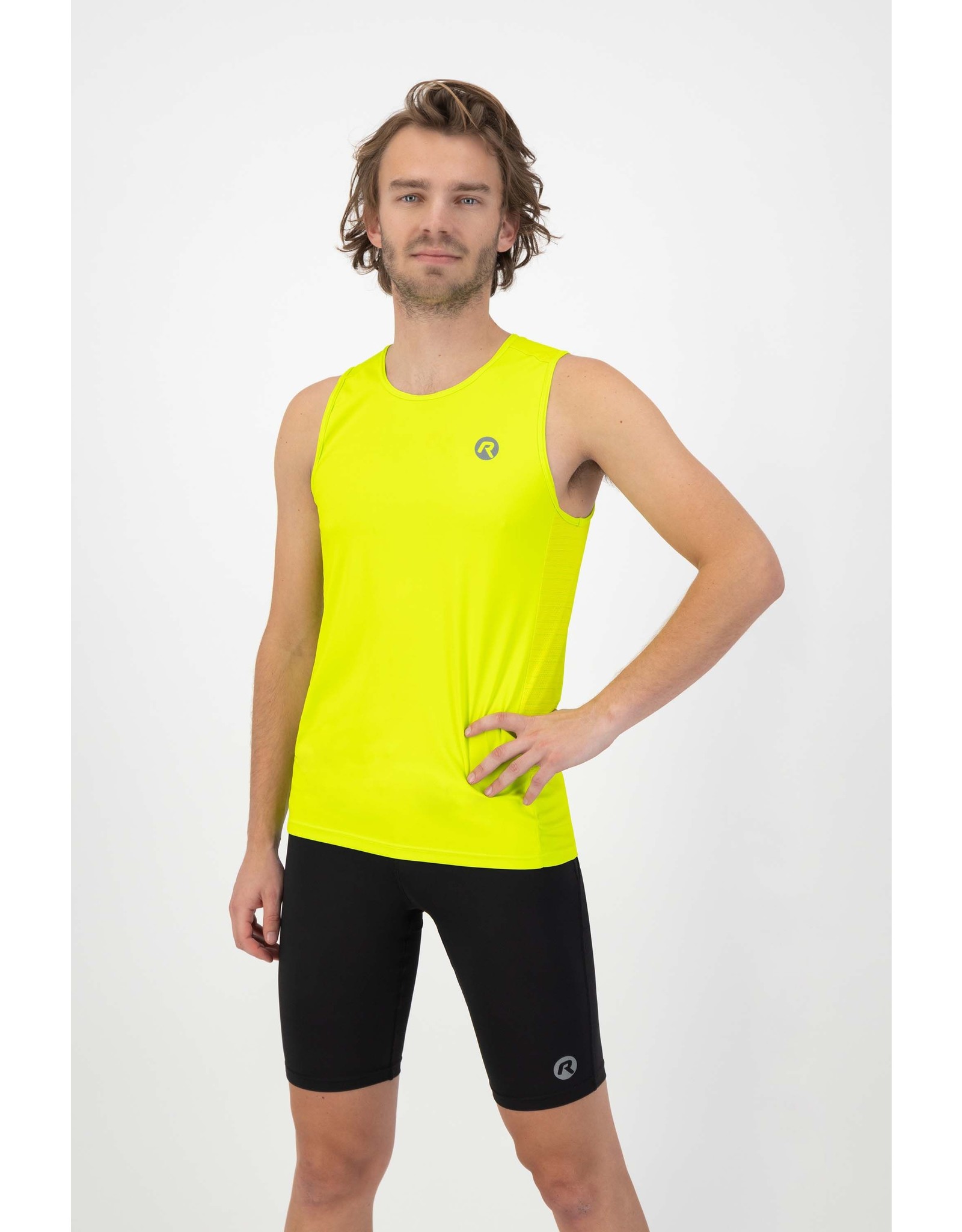 Rogelli Runningsinglet Core Fluor-Geel