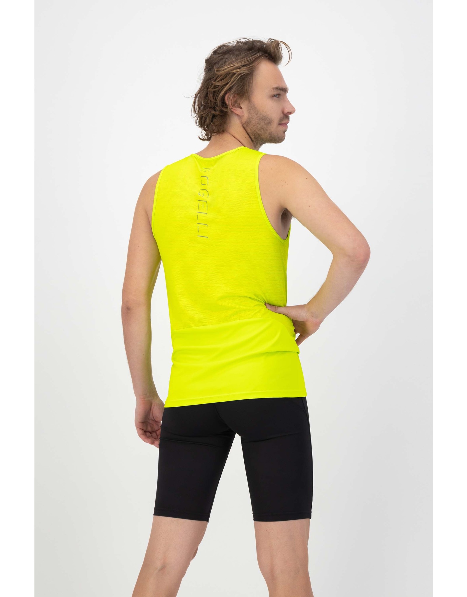 Rogelli Runningsinglet Core Fluor-Geel