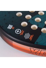 Reece Xplorer Attack Padel Racket-Black-Petrol-Neon Orange