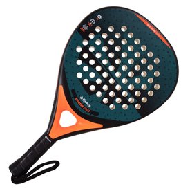 Reece Xplorer Attack Padel Racket-Black-Petrol-Neon Orange