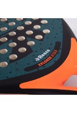 Reece Xplorer Attack Padel Racket-Black-Petrol-Neon Orange
