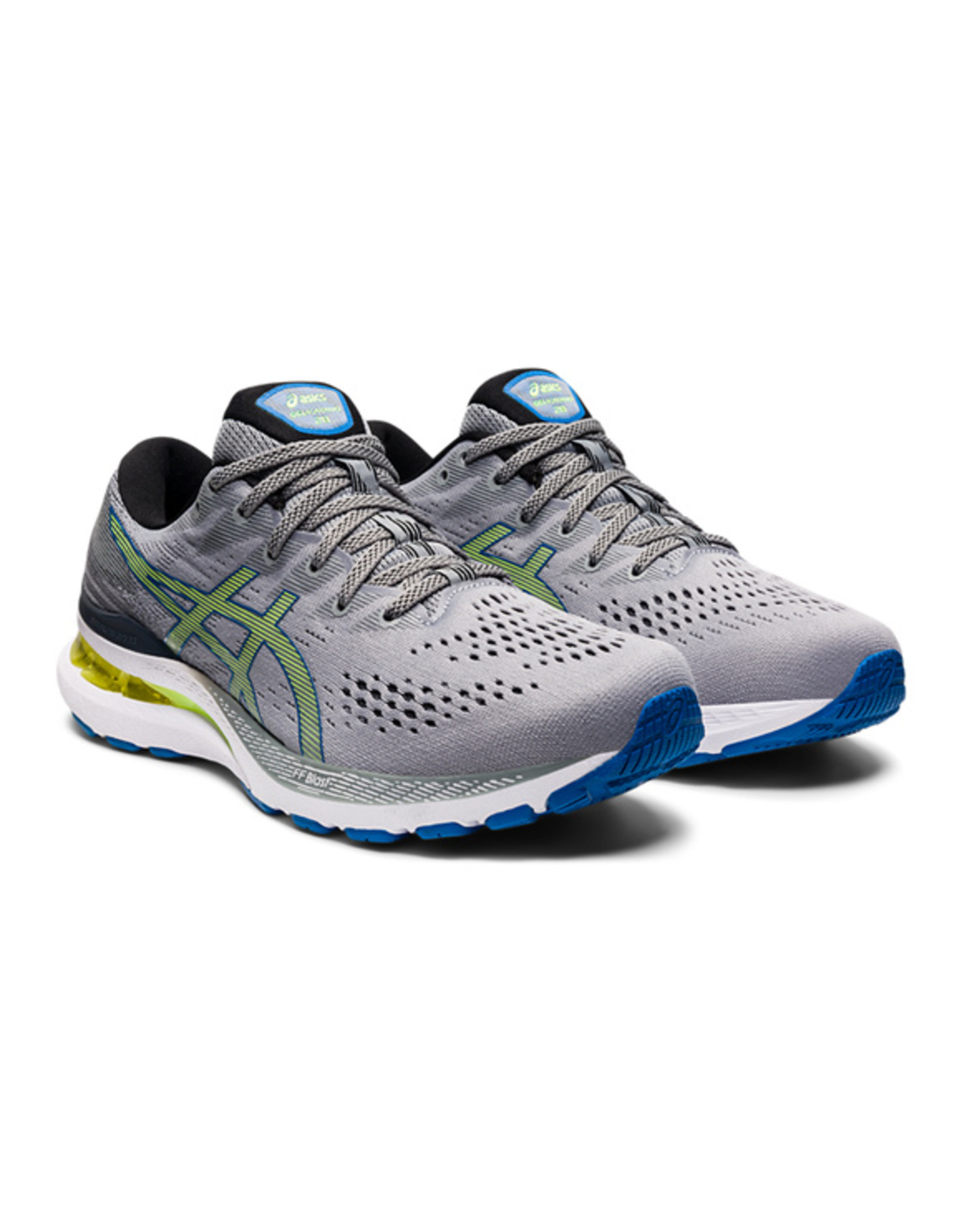 GEL-KAYANO 28-SHEET ROCK/HAZARD GREEN-Heren - Maltha Sport