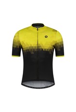 Rogelli Wielershirt KM Sphere Zwart/Fluor-Geel