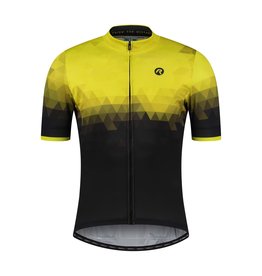 Rogelli Wielershirt KM Sphere Zwart/Fluor-Geel