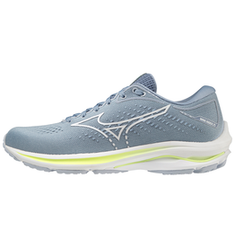 Mizuno WAVE RIDER 25-Heather/White/NeoLime-Dames