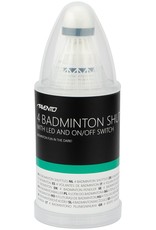 4 BADMINTON SHUTTLES • LED •