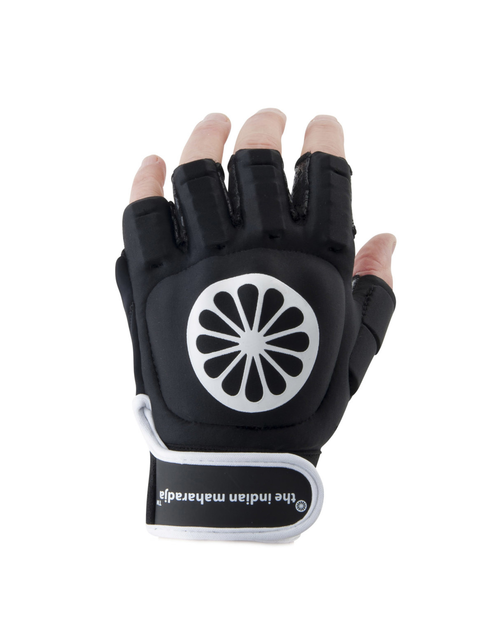 The Indian Maharadja The Indian Maharadja Glove shell half finger [left]-black