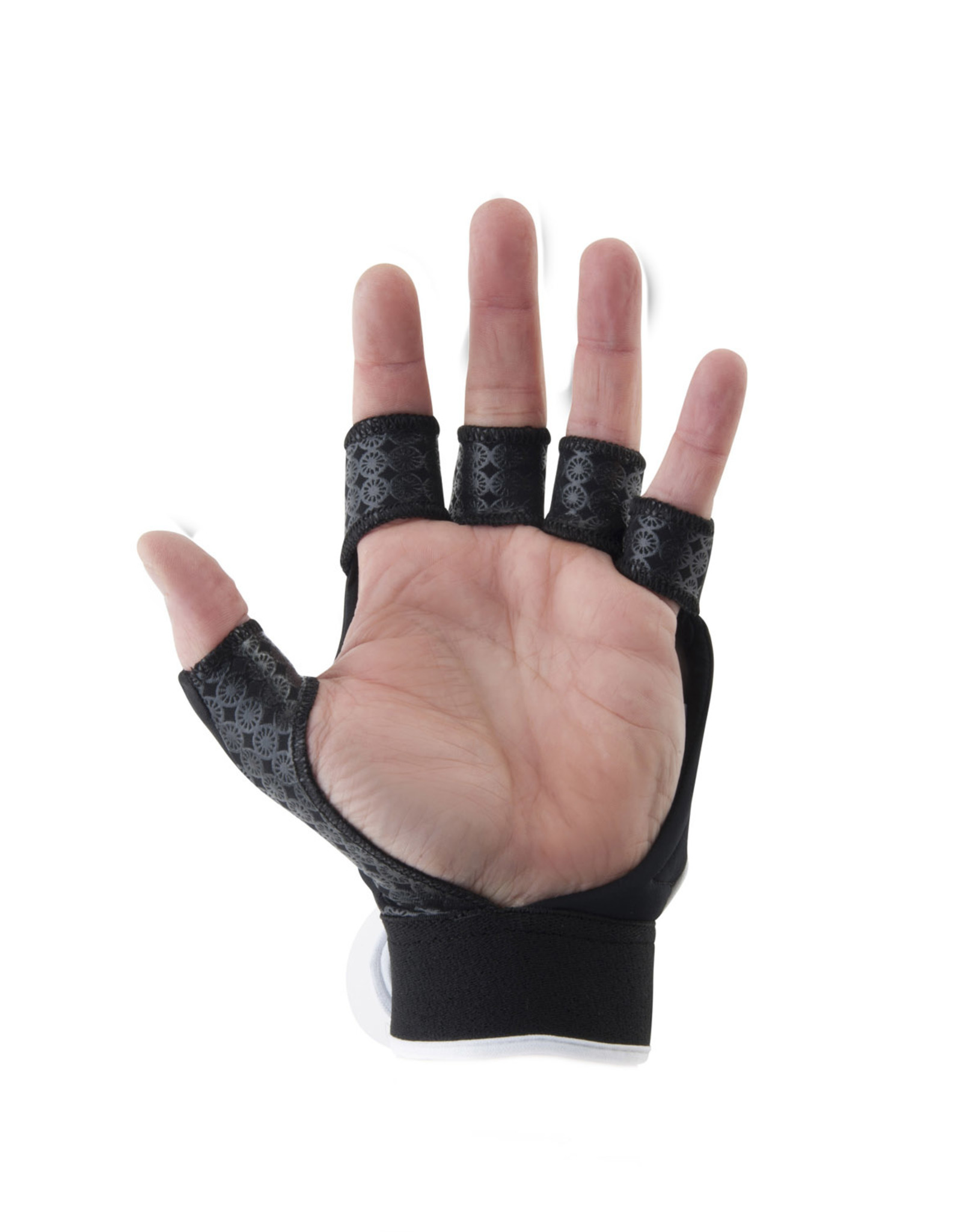 The Indian Maharadja The Indian Maharadja Glove shell half finger [left]-black