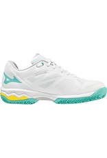 Mizuno WAVE EXCEED LIGHT CC-Dames-White/Turquoise/HighVis
