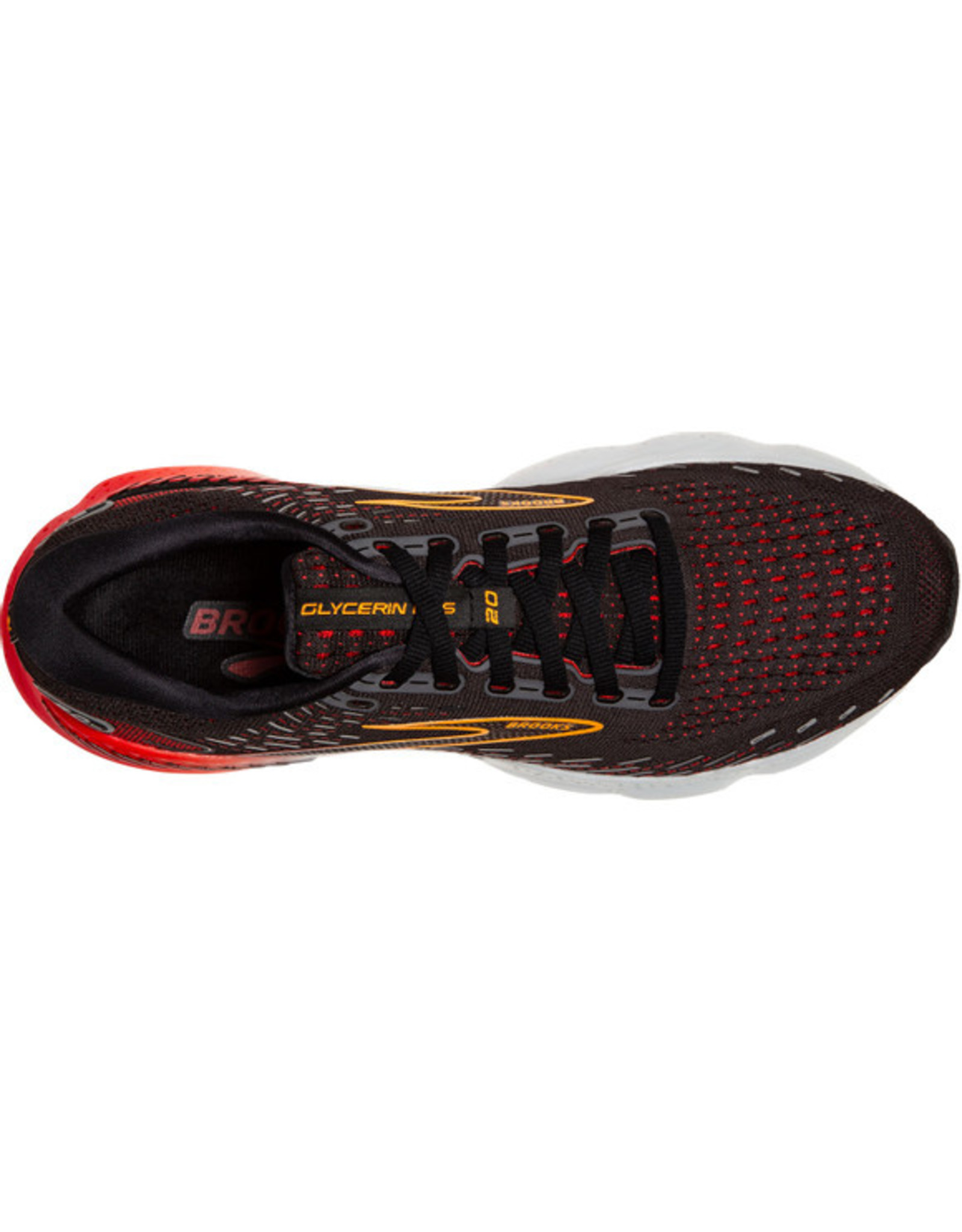 Brooks Glycerin GTS 20-Black/Blackened Pearl/Fiery Red-Heren