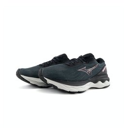 Mizuno WAVE SKYRISE 3-Dames-Black/RCopper/Ncloud